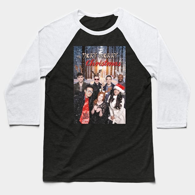 shadowhunters christmas Baseball T-Shirt by nathsmagic